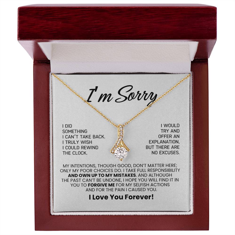 Apology Necklace Gift For Her