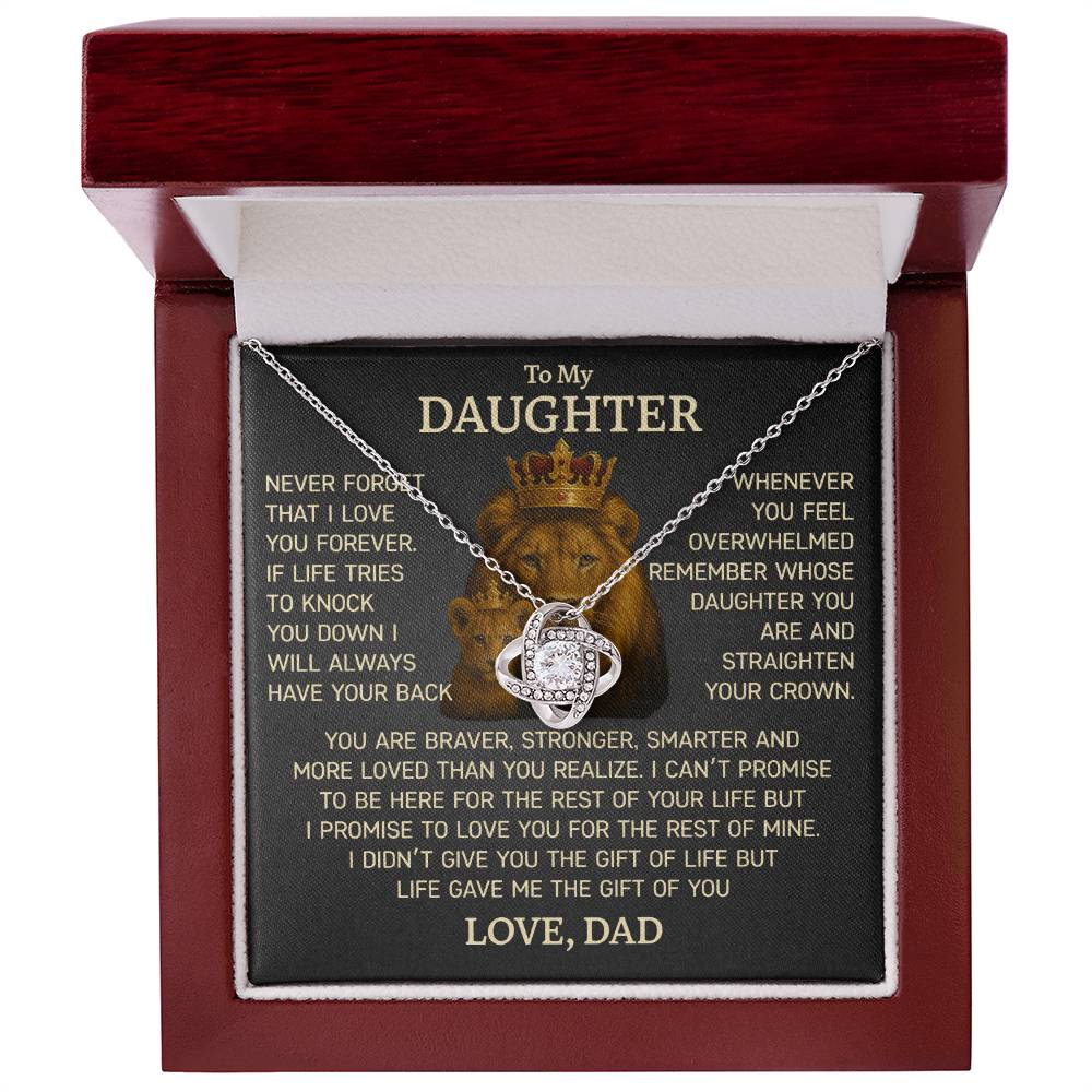 Heartfelt Necklace Gift from Dad to Daughter