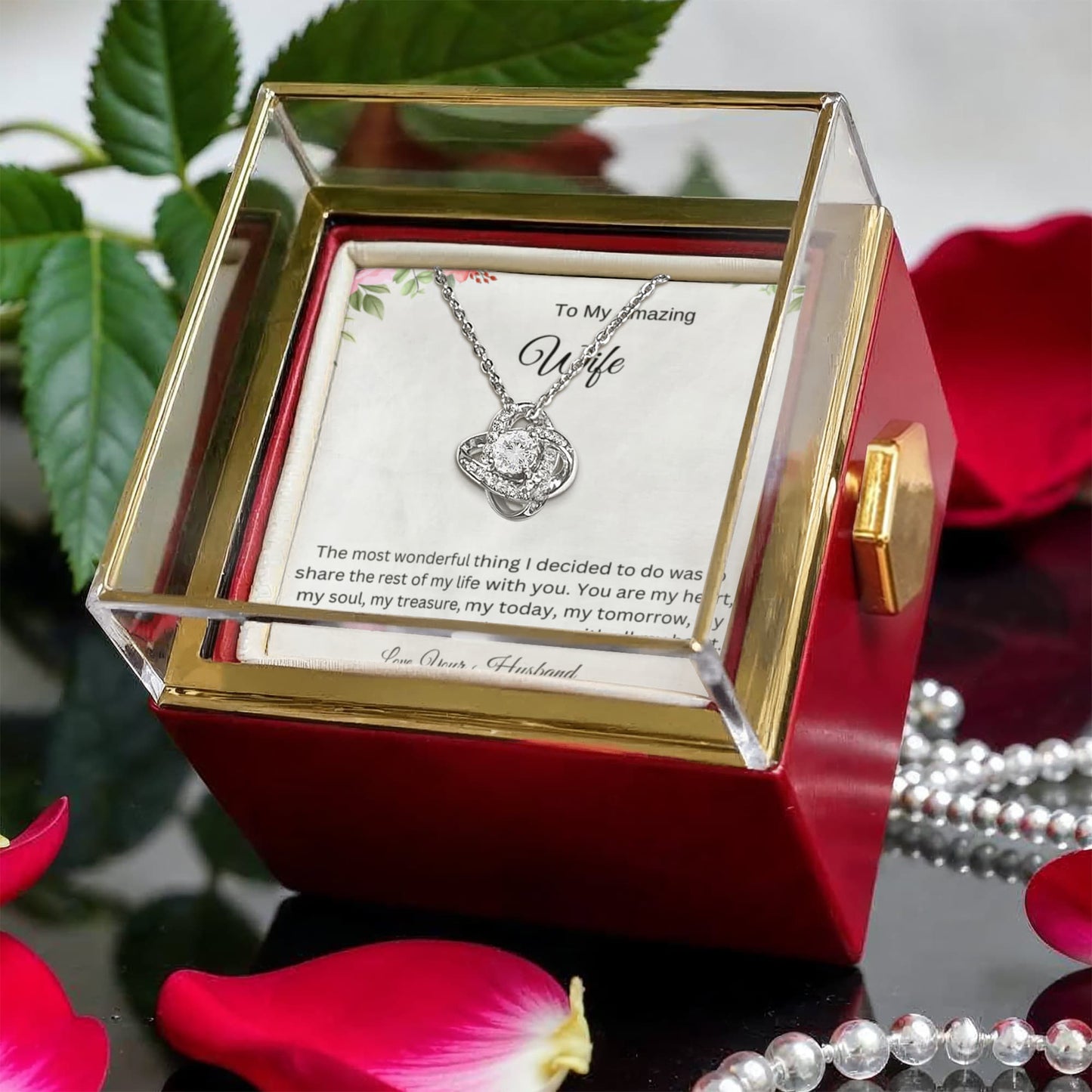 To My Amazing Wife – You Are My Everything - Necklace Gift from Husband