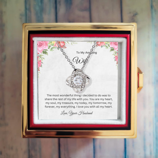 To My Amazing Wife – You Are My Everything - Necklace Gift from Husband